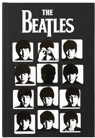 Grupo Erik Cuaderno A5 punteado Beatles - Journaling notebook A5 | Bloc de notas A5 : Bullet journal - Cuadernos tapa dura con marcapáginas, 192 págs
