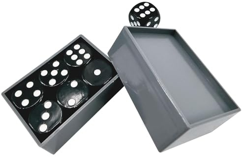 DAWCBVJQ Trickwürfel-Set, Würfel-Tricks, vorhersagbare Bühnen-Illusions-Requisiten