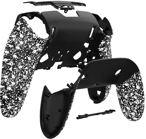 eXtremeRate Coque Arrière pour PS 5 Edge Manette | Boîtier de Rempalcement pour ps 5 Edge Controller-Blanc Texturé