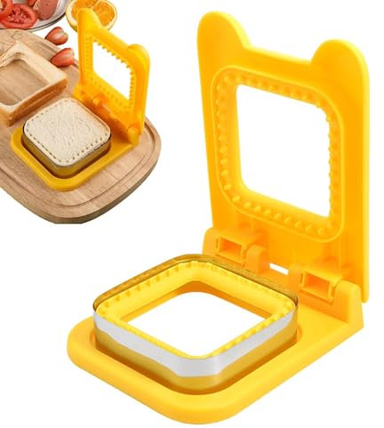Emporte-Pièces Sandwich Carrés - Moules À Et Biscuits, Découpeurs De Pancakes | Accessoires De Cuisine Déjeuners Amusants, Outils De Découpe Boîtes À Lunch Alimentaires Pour Préparations