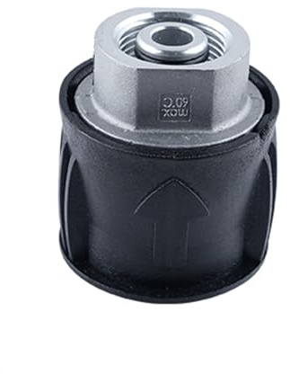 Prunarbo Adaptador de manguera de lavado de alta presión compatible con Karcher, manguera de conexión de acoplamiento de liberación rápida con rosca M22
