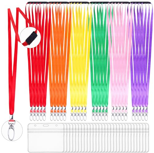 30 Pack Breakaway Lanyard with Card Holders