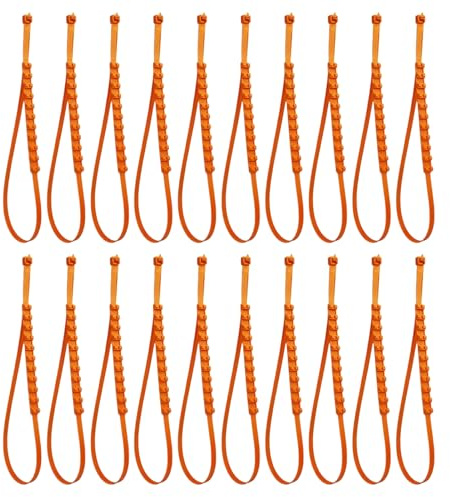 Bridas Antideslizantes De Nieve - 20 Piezas Correa Reutilizable Ajustable,Cadenas Para Nieve Para Neumáticos De Coche,Para Camión SUV En Invierno Barro Para Viajes Por Carretera
