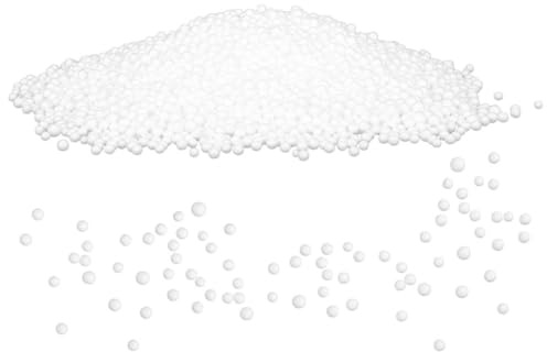 MERRYHAPY Bean Bag Chair Foam Filling 200G Pack White 3-5Mm Foam Granules for Relaxation and Couch Cushion Stuffing