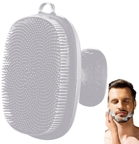 Depurador facial de silicona - Masajeador de limpieza manual de mano de 66 | g, cepillo exfoliante impermeable, herramienta facial de limpieza profunda | Dispositivo de exfoliación de la piel para