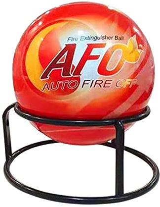 MasYosh Bola Extintora Automática 1,3 kg – Bola Extintora de Polvo Seco Autoactivada para Casa, Cocina, Coche, Garaje y Incendios Eléctricos