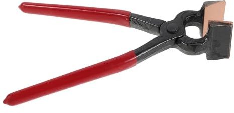 Cabilock Alicates para Doblar Bordes de Cuero Cabezal Plano, Herramienta Manual Ergonómica para Trabajar el Cuero, Prensador Antideslizante para Acabado Profesional en Bricolaje y Talleres