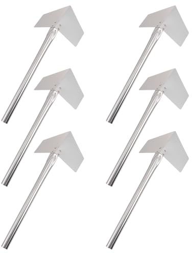 Housoutil Cazzuola Angolo Interno per Finitura Angoli Muro Set 6 Pezzi in Acciaio Inossidabile Strumento Ergonomico con Minore Carteggiatura per Cartongesso