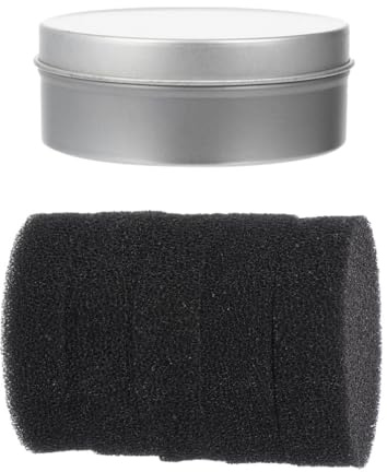 CAXUSD Esponja Limpiadora de Brochas de Maquillaje, Limpiador de Brochas Cosméticas de Esponja, Reutilizable, para Viaje, para Mujeres
