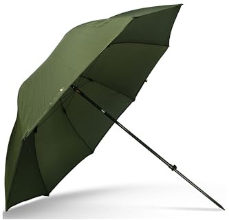 NGT On Side Sheet Brolly with Zip - Green, 45-Inch