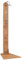 vidaXL Doccia da Giardino Rustico Base con Soffione Box Doccia per Esterni Arredamento Arredo da Giardino Patio Terrazza Legno Massello di Teak