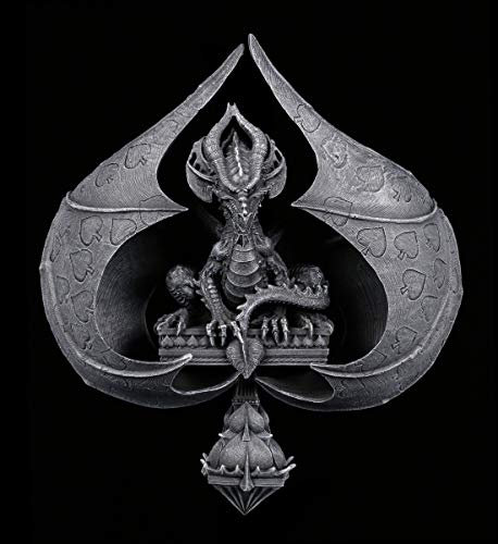 Stanley Morrison Fantasy Wandrelief - Pik Drache | Wand-Skulptur, Deko-Artikel, Motiv, H 28,5 cm