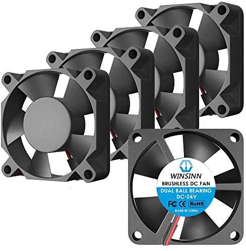 WINSINN 35mm Fan 24V Dual Ball Bearing Brushless 3510 35x10mm - High Speed (Pack of 5Pcs)