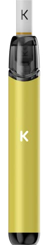 KIWI 1 Pen, Sigaretta Elettronica con Sistema Pod, 400mAh, 1,8 ml, senza nicotina, no E-Liquid (Light Yellow)