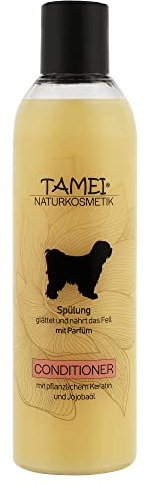 Tamei Bio Conditioner Fellspülung für Hunde - natürliche Fellpflege für alle Rassen - Leichteres Kämmen, glättet und nährt das Fell -250 ml (Nutritiv frisch) - vegan