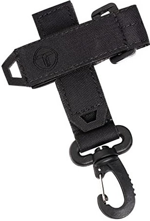 TOPTACPRO Taktischer Handschuhhalter Riemen Klettern Seil Keeper Schlüsselanhänger Mehrzweck-Handschuh Haken 500D Nylon