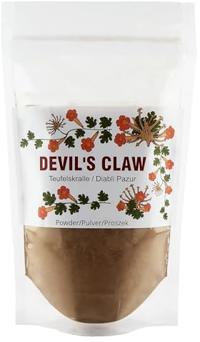 Poudre de racine de griffe du diable, thé de griffe du diable, griffe du diable, racine moulue, griffe du diable en poudre, harpagophytum procumbens 500 g