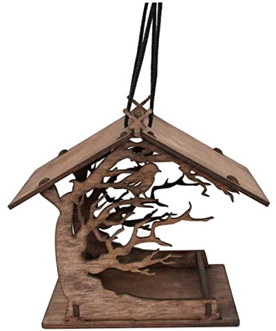 BESPORTBLE Baue das Vogelhaus zusammen Vogel Nest Ornament Vogel zucht Box Vogelhäuschen für draußen Kleiderbügel vogelhäuschen selber Machen Vogelnest ersetzen Vogelfütterer Arbeit Badewanne