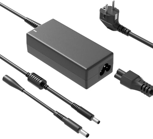 HSXIRQA 65W Laptop Ladekabel 4,5mm für Dell Inspiron 15 14 13 17 3000 5000 7000 3530 3535 5405 Dell Pro 14 16, Latitude 3301 3310 3440 3530, XPS 12 13 9333 9343 Vostro 13 14 15 16 5000 3000 Netzteil