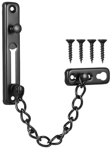 Door Chain, Stainless Steel Security Chain Lock, Door Chains, Sliding Bolt Bolt Guard Safety Lock, Security Private Door Lock for Front Door, Security for Home, Hotel