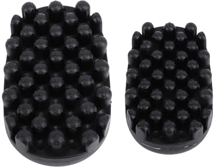 2st Curling Twisted Hair Borste, Stor och Liten Gummi Curling Hair Brush Twist Curl Comb, Tvättbar Twist Brush för Afro Curls, för hem- och Salongsbruk