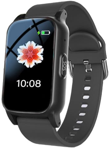 Weyot Reloj Inteligente para Ancianos, detección de caídas de posicionamiento 4G, smartwatch, Reloj localizador Personas Mayores GPS, Boton Emergencia Ancianos