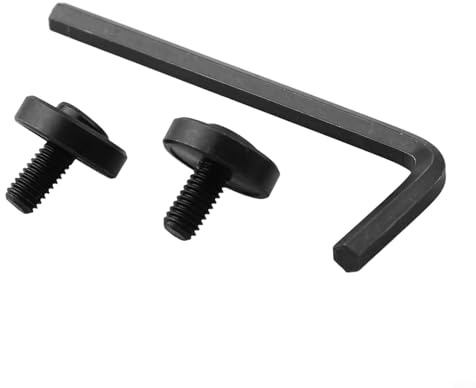 Zilimontt Lock Screw Bolt with Outer Flange 265674-6 and Hex Key 783233-9 Replacement Set, Compatible with Makita DTM50 and TM3000C Multitool, Durable Metal Power Tool