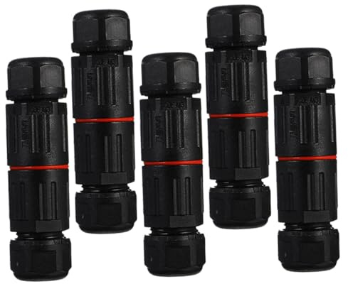 SEWACC 5pcs Connector Outdoor Cable Joint Wire Connector for Outdoor Use Cores and Electrical Cable Connections