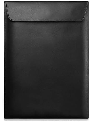 CHEOTIME PU Läder Laptop-fodral 13 tum, Kuvertstil Vadderat Fodral Kompatibel för OS X Laptop-väska, Multi Function Mouse Pad och Sladd Organizer Laptop Fodral (13 tum)