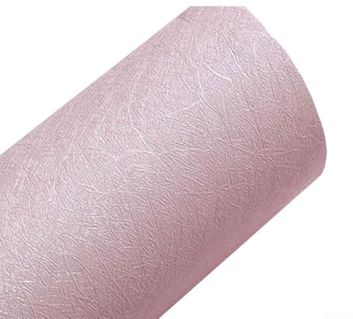 Besttoolifes Waterproof Wall Sticker Roll for and Soundproofing, PVC Self- Wallpaper Sheets 60 x 300 cm for Home Decoration, Easy to Install, Thermal(PINK)