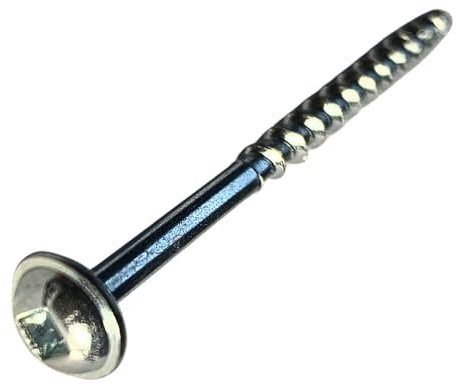 E.P.H. Pocket Hole Screws, No.8 x 50mm, Pack of 100, Coarse Self-Cutting Thread, Square Drive, For Softwoods & Man-Made Boards, EPHS850100C