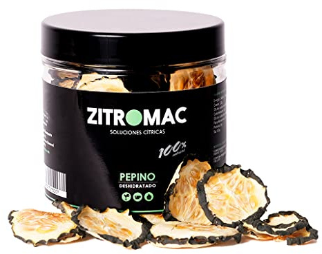 Cetriolo Essiccato per Cocktail - 100 Fette di Cetriolo Essiccato Gourmet, Senza Additivi, Senza Zuccheri, Cetriolo 100% Naturale, Organico e di Qualità per Gin Tonic, Martini, Basil Collins 45GR