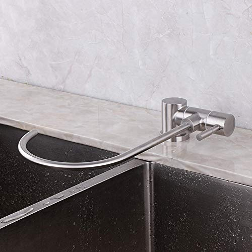 Grifo puro, grifo cocina osmosis abatible, acero inoxidable 304, cuello de cisne, grifo de cocina,1/2 o 1/4-B2-doblar agua pura