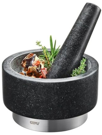 GEFU X-Plosion Mörser Schwarz ‎,Ø 14,0 cm, H 8,0 cm