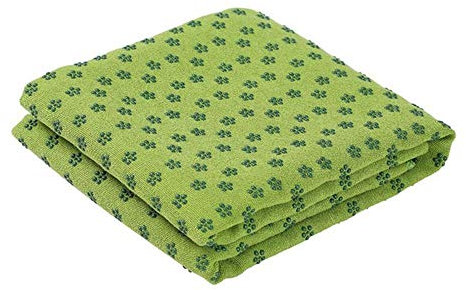 LIANYG Yoga Handtuch rutschfeste Yoga-MAT-Handtuch absorbiert Schweißverhindern der Inhalation der sicheren rutschfesten schweißabsorbierenden Yoga-Decke Yoga Decke (Color : Green)