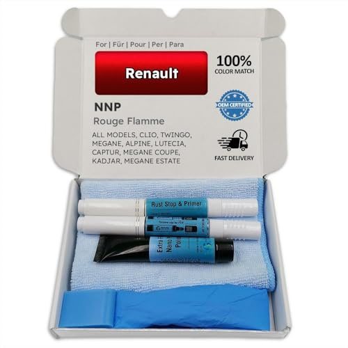 Genuine Colors Lackstift Rouge Flamme NNP für Renault Rot CLIO TWINGO Megane Alpine LUTECIA CAPTUR Coupe KADJAR Estate