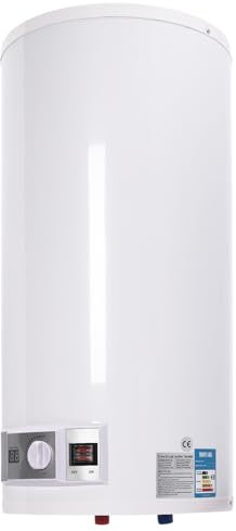 Calentador de agua eléctrico de 50/80 L, 2000 W, con grifo, fabricado en China, pantalla digital LED, fácil elección de temperatura mediante 25-75 ℃, para cocinas, inodoros (80 L)