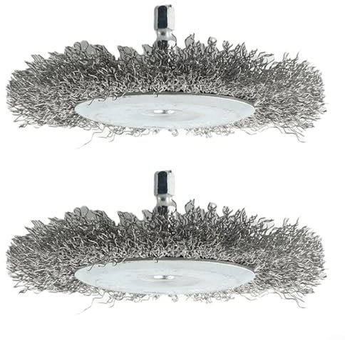 ZYWUOY Lot de 2 brosses en acier inoxydable, ensemble de nettoyeur de joints électriques conçus pour un retrait maximal