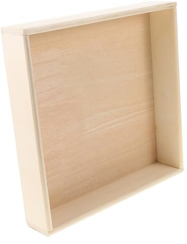 TOYANDONA Vassoio Di Sabbia Portatile in Legno Per Bambini Sabbiera Compatta 12 Pollici Per Uso Interno Ed Esterno Scatola Di Sabbia Sicura E Divertente Per Giochi Educativi E Creativi