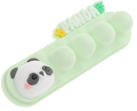 Cabilock Panda Cable Clips Self-adhesive Cord Organizer for Desk 1-piece Cute Panda Wire Holder for Phone Chargers and Usb Cables for Home and Office