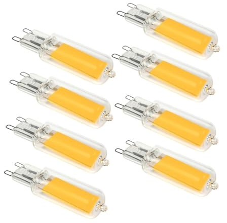 wenwendianzi Bombilla LED G9 superbrillante, 7W, 9W, 12W, 15W, 220V, lámpara de Cristal, luz de Potencia Constante, iluminación LED, Bombillas COB G9(Cold White,G9 220V 9W_1 PCS)