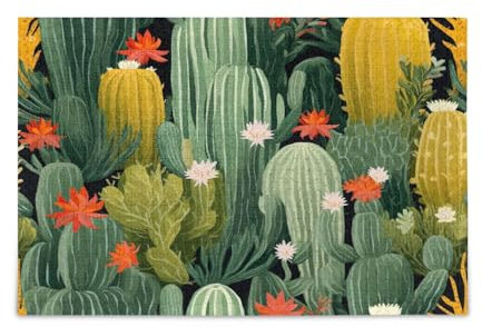 Kaktus und Blumen 1000 Teile Puzzles, Holzpuzzle Erwachsene, Familienpuzzle