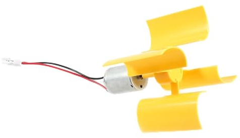 Generatore di Verticale Kit Fai da Te di Piccoli Motori Turbine Eoliche Verticali Lame Generatore di Elettricità per Esperimento di Educazione Scientifica