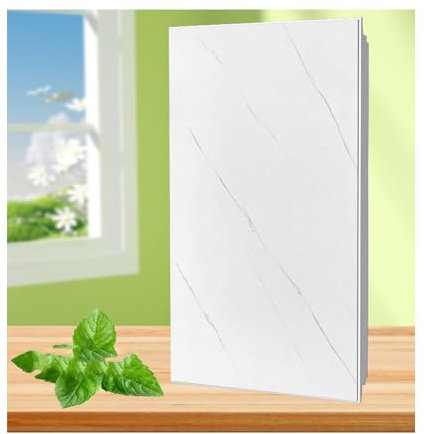 LVLDAWA Dalles Plafond Suspendu, Panneaux Acoustiques Texturés Aluminium 3D, Grille Suspendue Décorative Murale Intérieure pour Cuisine Salle Bain(F-60X30CM-10pcs)