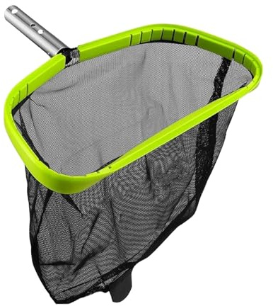 XINYIN Stable Swimming Pool Leaf Collector Features Reinforced Frame And High Capacity Depth Meshes Net Aluminum Handle Pool Skimmer