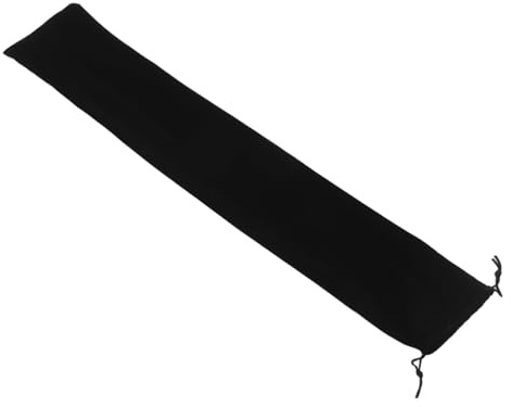 Tasche für Elektronische Blasinstrumente 14x75 Cm mit Kordelzug Schwarz | Staubschutz und Sichere Aufbewahrung, für Reisen und Auftritte, Lint Beutel für Musiker