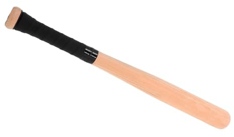 Healifty Mazza Da Baseball in Legno Massello Di Faggio, Bastone Sportivo Leggero e Resistente, Mazza Da Allenamento Portatile Per Ragazzo Ragazza, Ragazzi e Adulti, Uso Outdoor e Partita Amatoriale