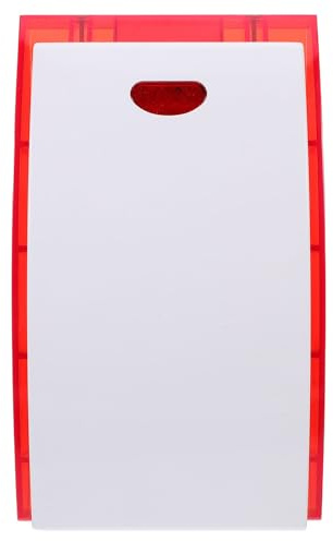 Veemoon Sirène d'Alarme Filaire 12V Étanche Lumière Clignotante Dispositif Sonore et Lumineux Extérieur Anti-Intrusion Alarme de Sécurité Industrielle pour Maison Usine et Garage