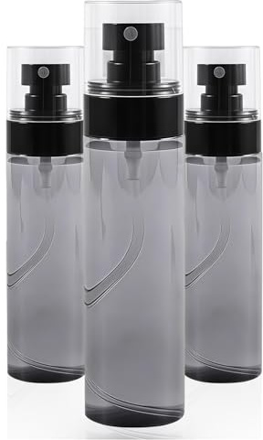 geeyooue 3x 100ml Zerstäuber Sprühflaschen leer, Kleine Sprühflaschen Zum Befüllen, Atomizer, nachfüllbar, Reiseflasche, Behälter für Wasser, Parfüm, unverzichtbar