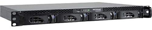 NETGEAR RR2304G6-100NES ReadyNAS Serie 2304 Network Attached Storage, 4 Slot con 4 HD da 6 TB, Capacità 40 TB, 2 Porte Gigabit con Loadbalancing/Failover, Modello Stack, Nero